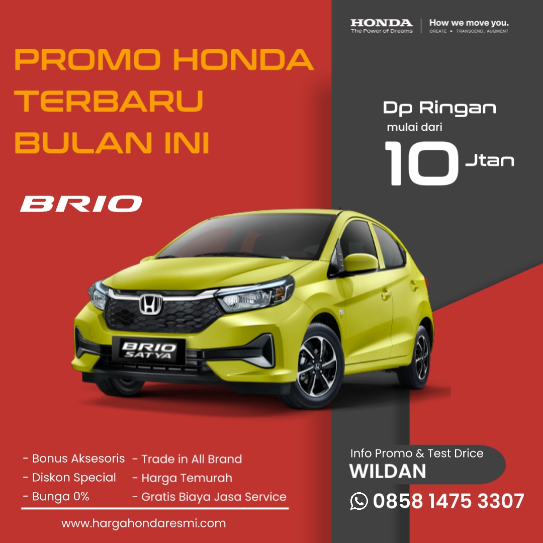 PROMO HONDA BRIO JAKARTA 2025